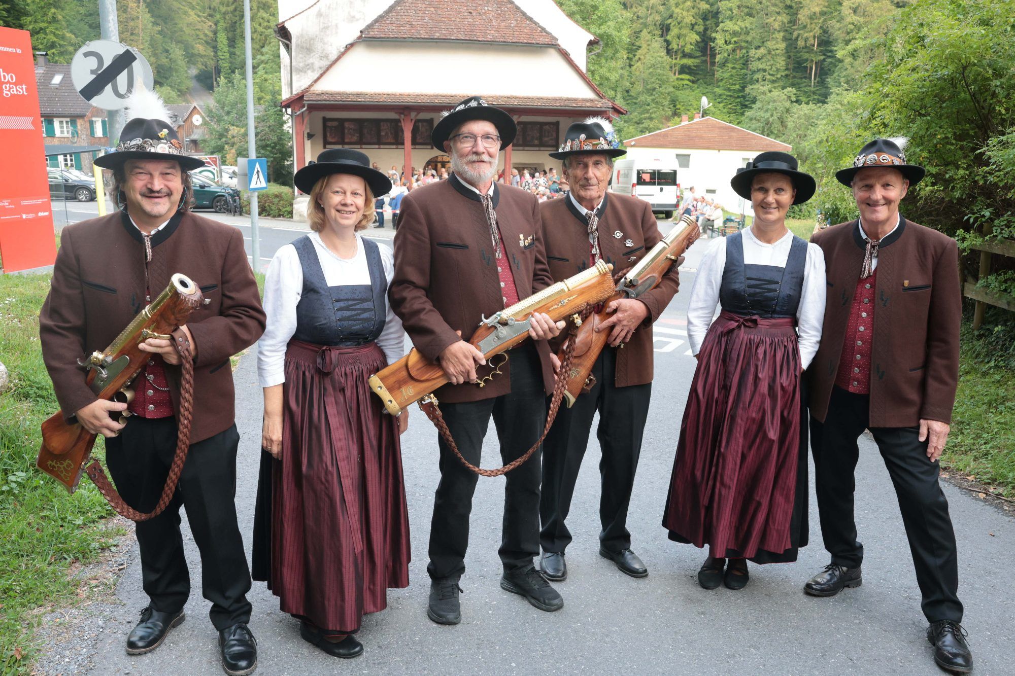 Die Götznern Prangerschützen.
