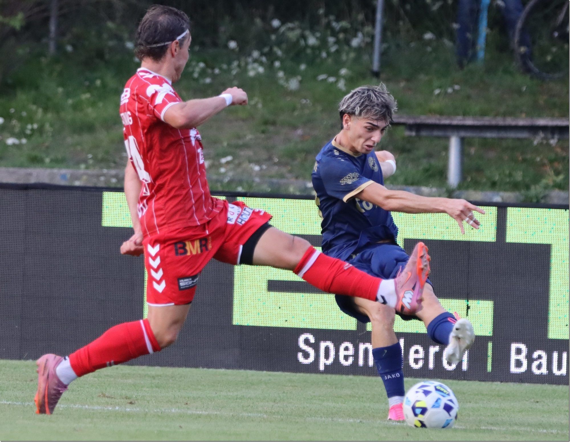 Mert Can Ünal schoss für Hohenems den Ausgleich. VN-TK