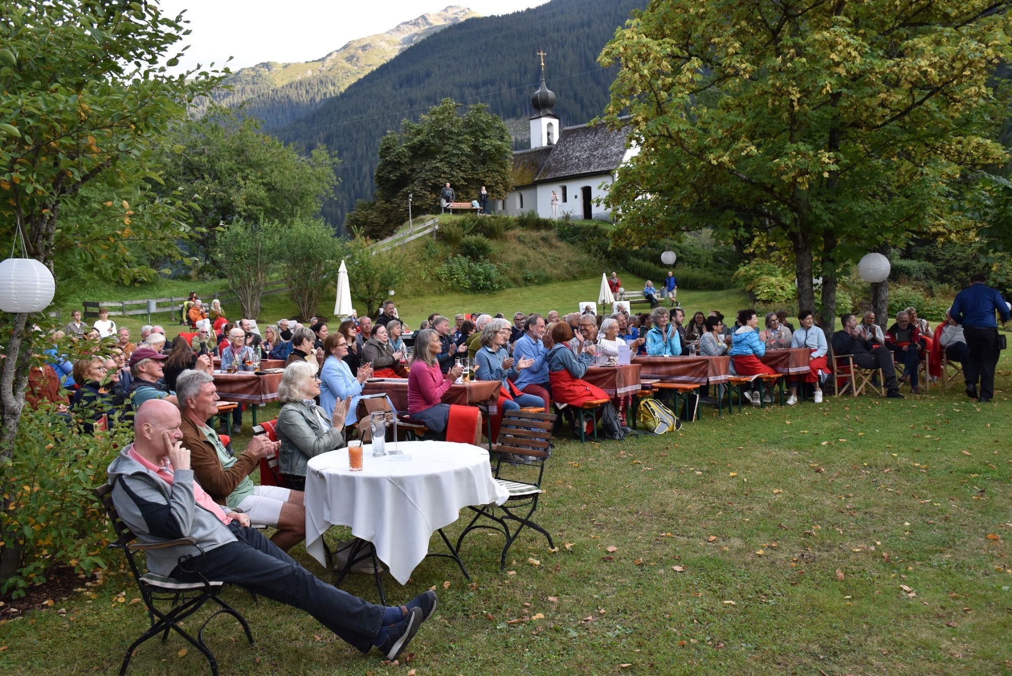 Capital Jazz Profs im Garten des Hotel Felbermayer in Gaschurn