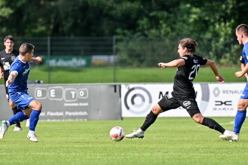 Kilian Madlener und Felix Moosmann sind für die Tore zuständig. VN/2