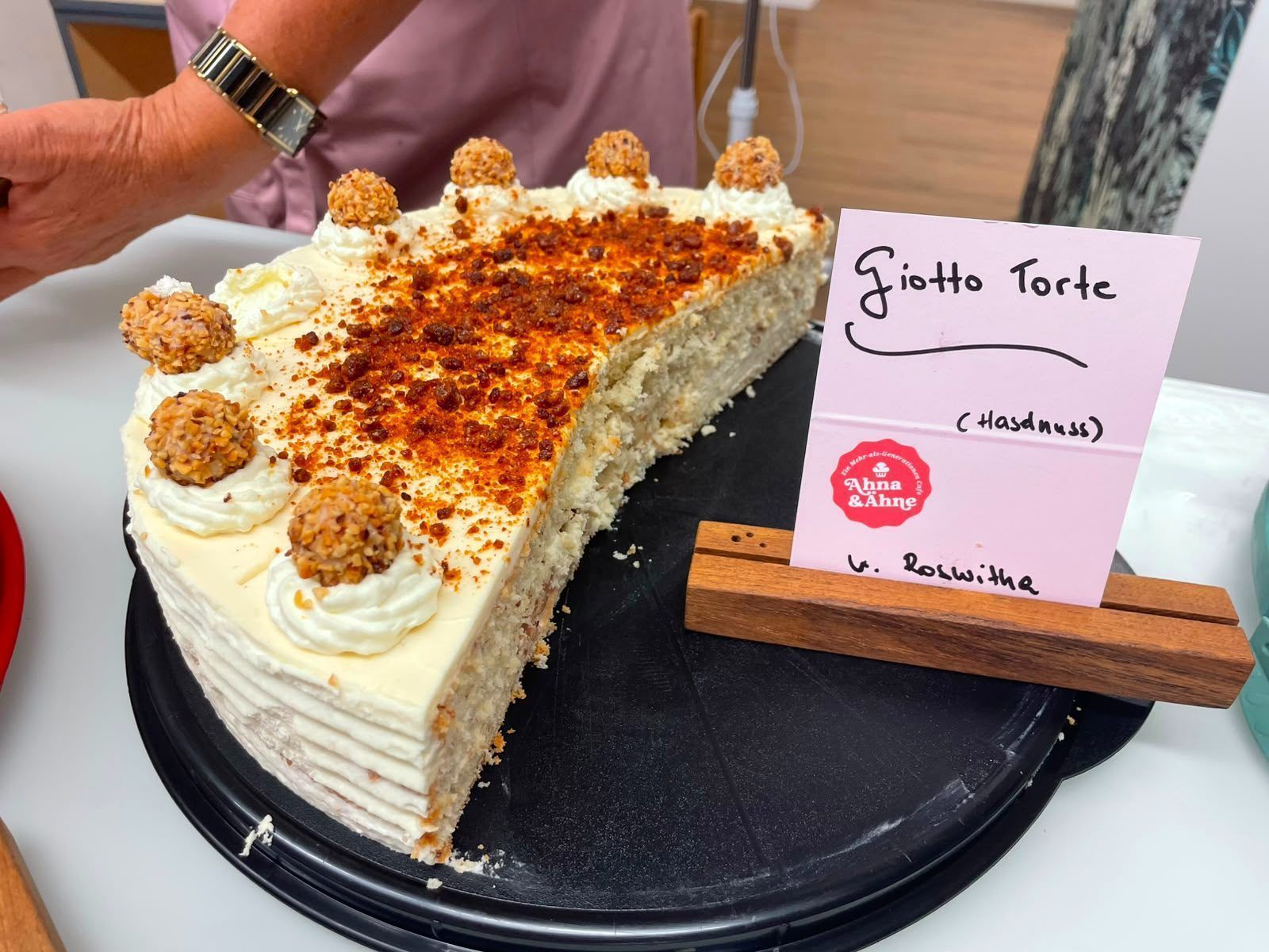 Nicht nur die Klassiker sind dabei sondern auch eine Giotto Torte.