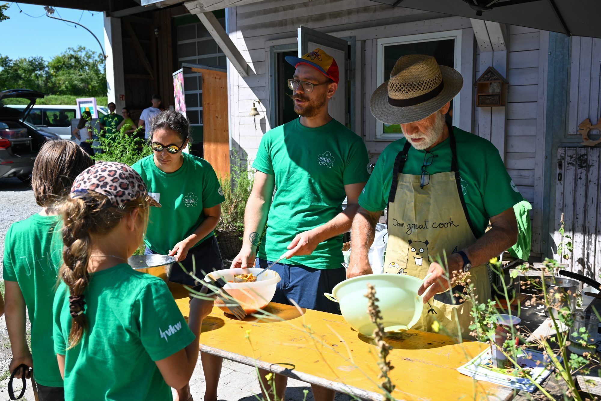 Beim Feriencamp