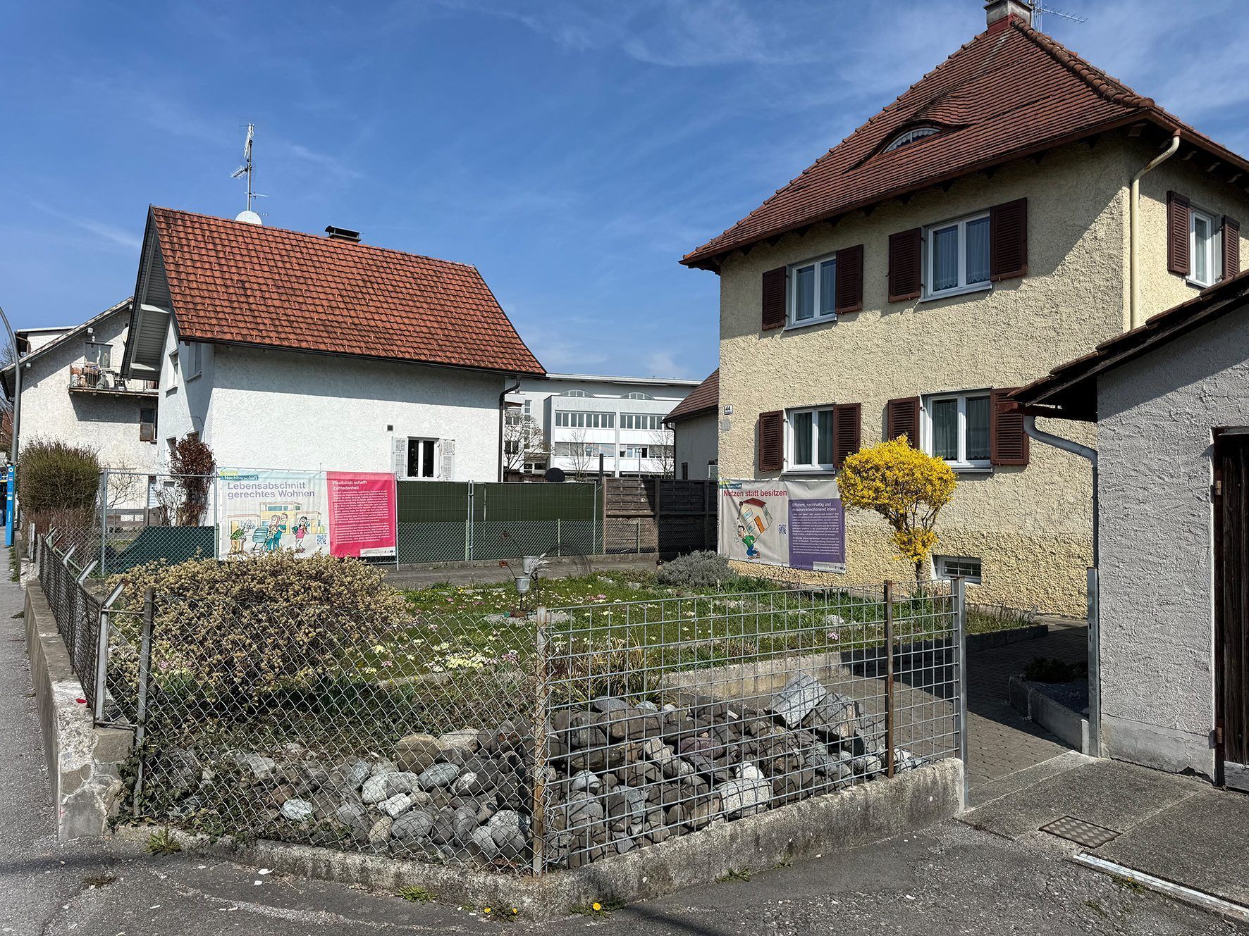Hier in der Schendlingerstraße entsteht das neue Wohnprojekt.