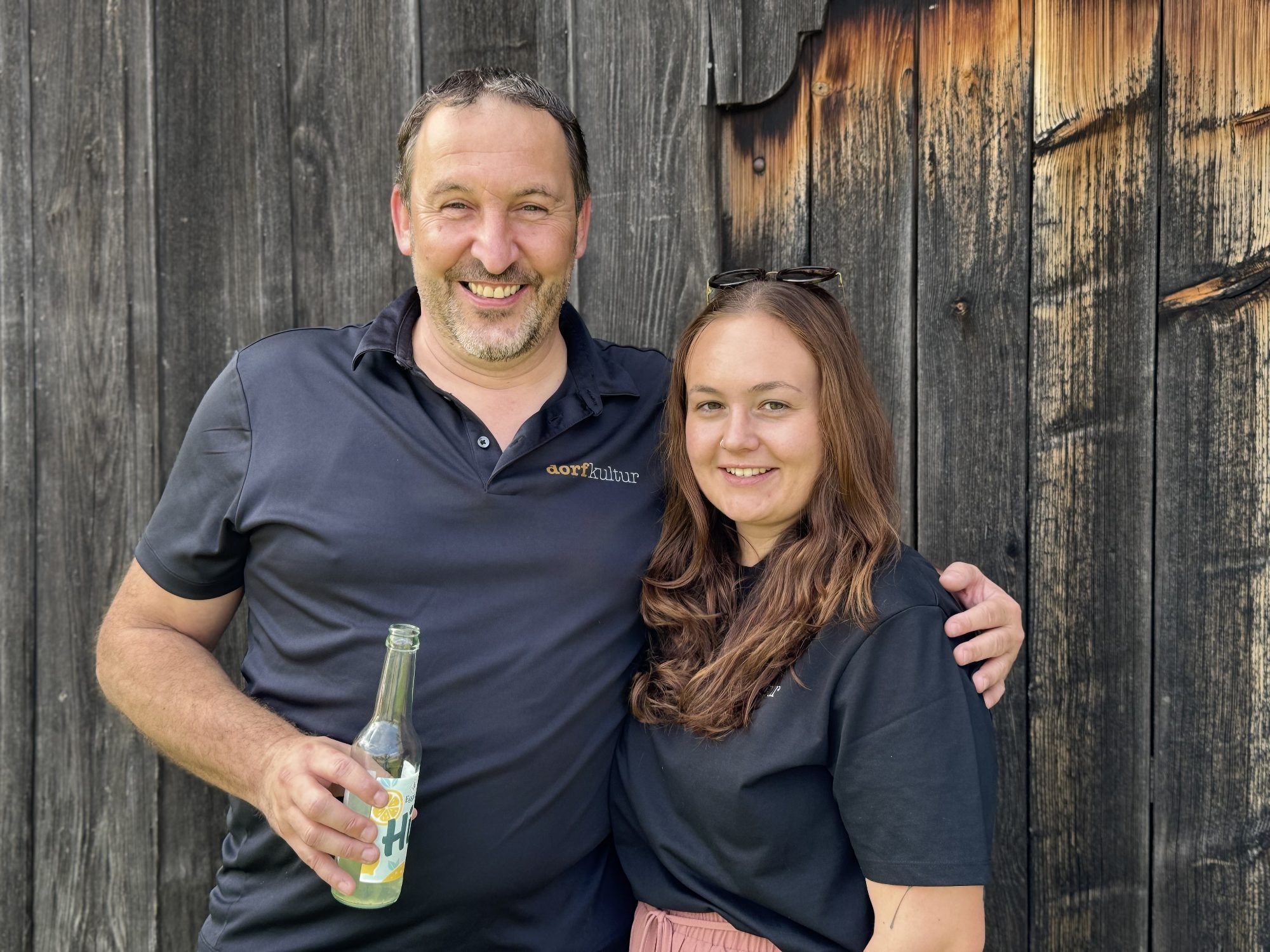 Roland Bereuter und Stefanie Ratz vom Verein Dorfkultur.