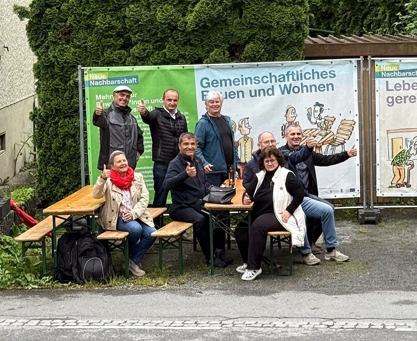 Die Personen der Baugruppe stellen sich vor.