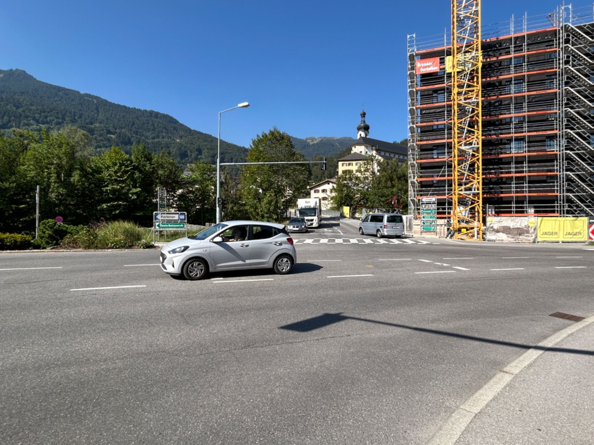 Totalsperre der Zufahrt Tschagguns über die Rätikonkreuzung ist zwei Tage lang vorgesehen