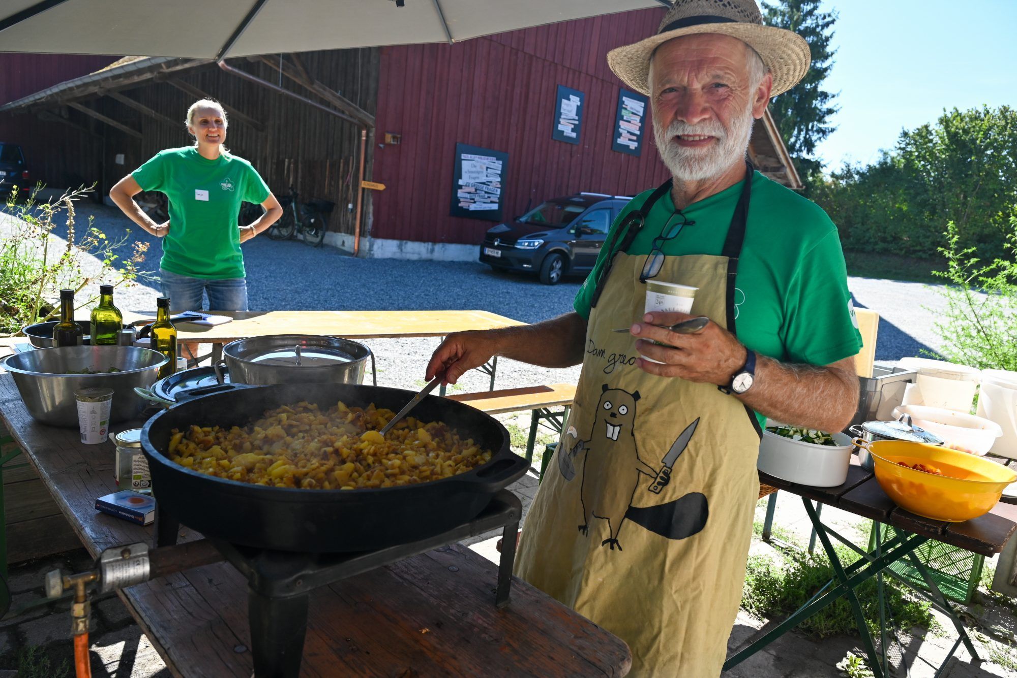 Beim Feriencamp