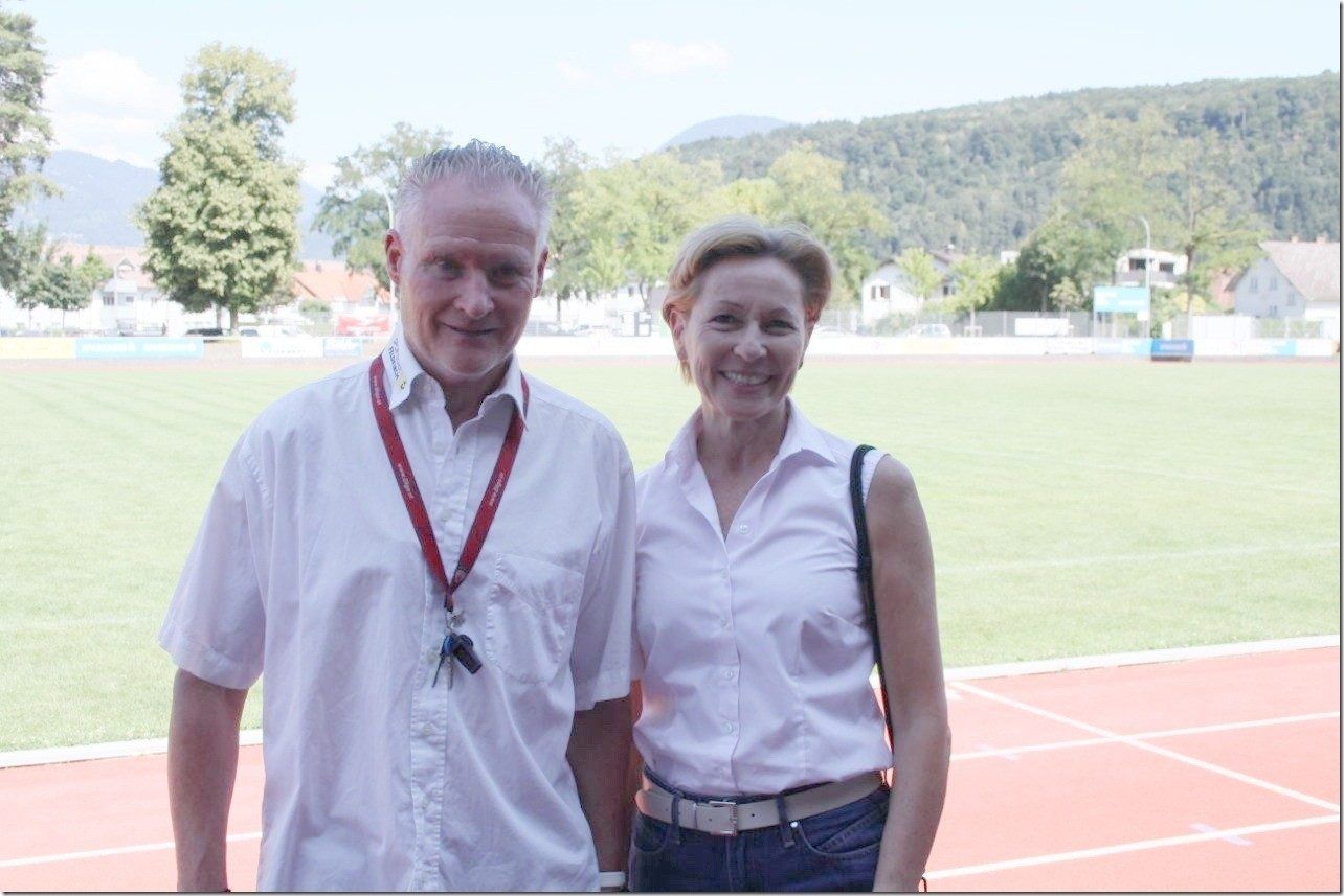 Martina Rüscher würdigte das Engagement von Klaus Stocker.