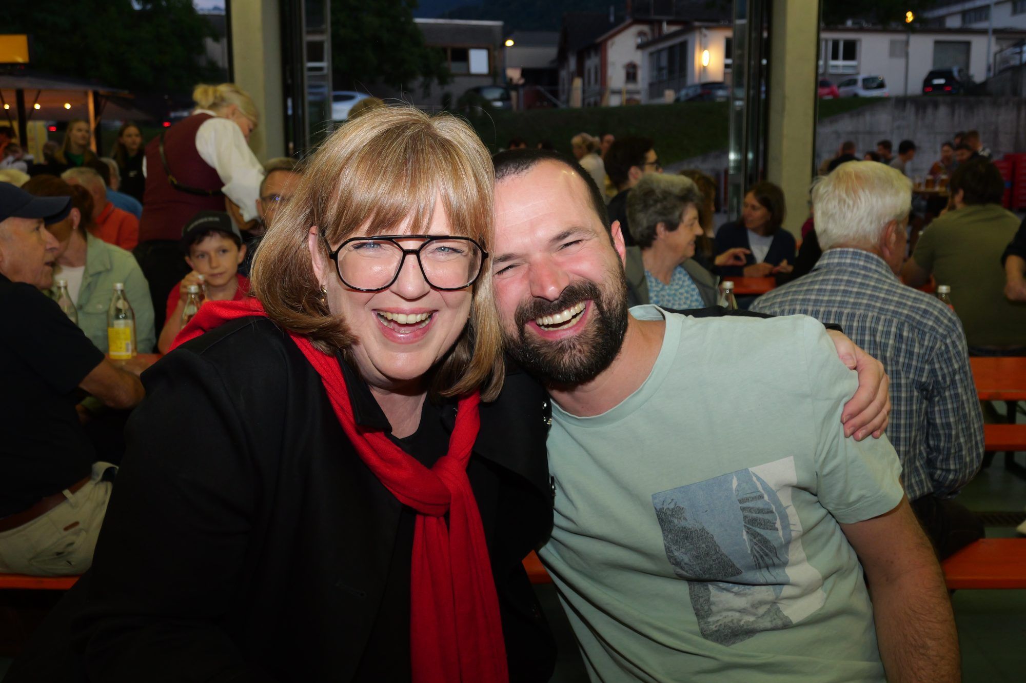 Andrea und Santino Taucher verbrachten einen vergnüglichen Abend.
