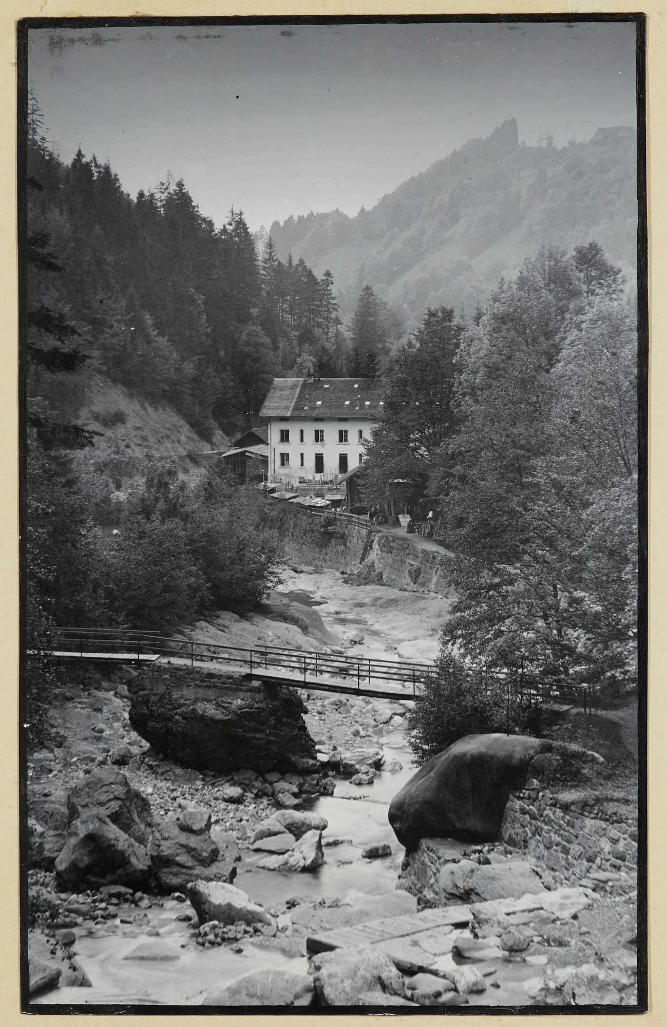Baumwollspinnerei Boden um 1916. Foto volare