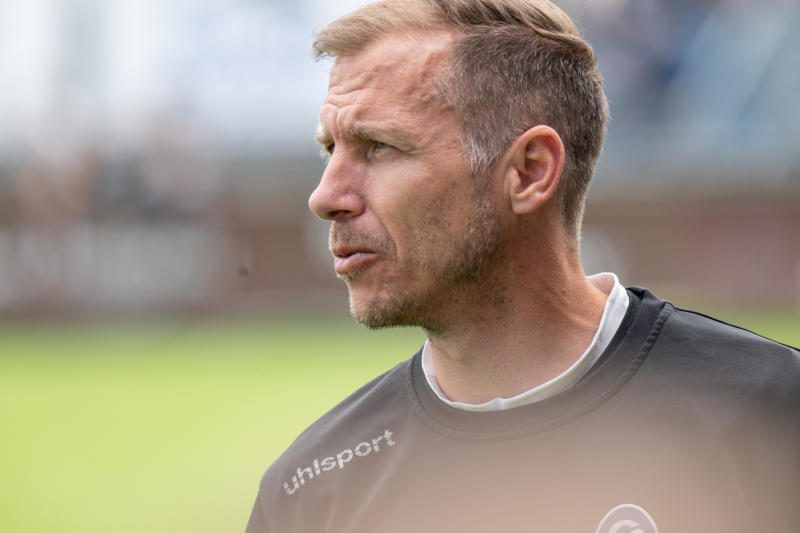 FC Lustenau Trainer Philipp Hagspiel hat es nicht leicht. VN-STIPLOVSEK