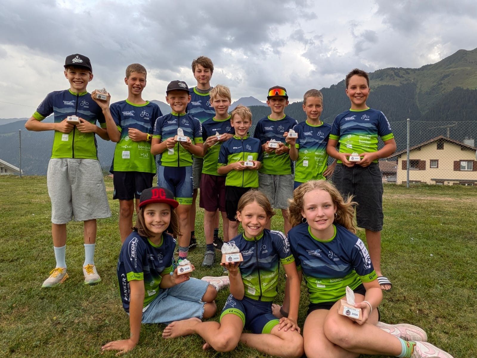 Erfolgreiche Nachwuchsfahrer von MTB Hohenems in der Schweiz. VEREIN
