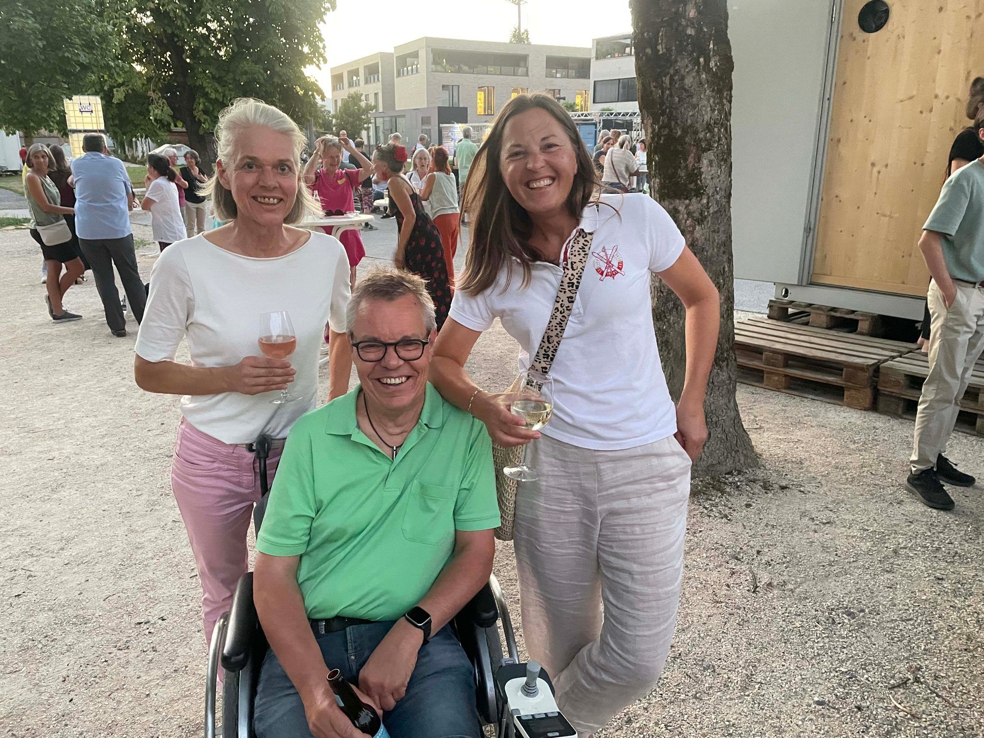 Edith Ess, Georg Fritsch und Juliane Mathis.