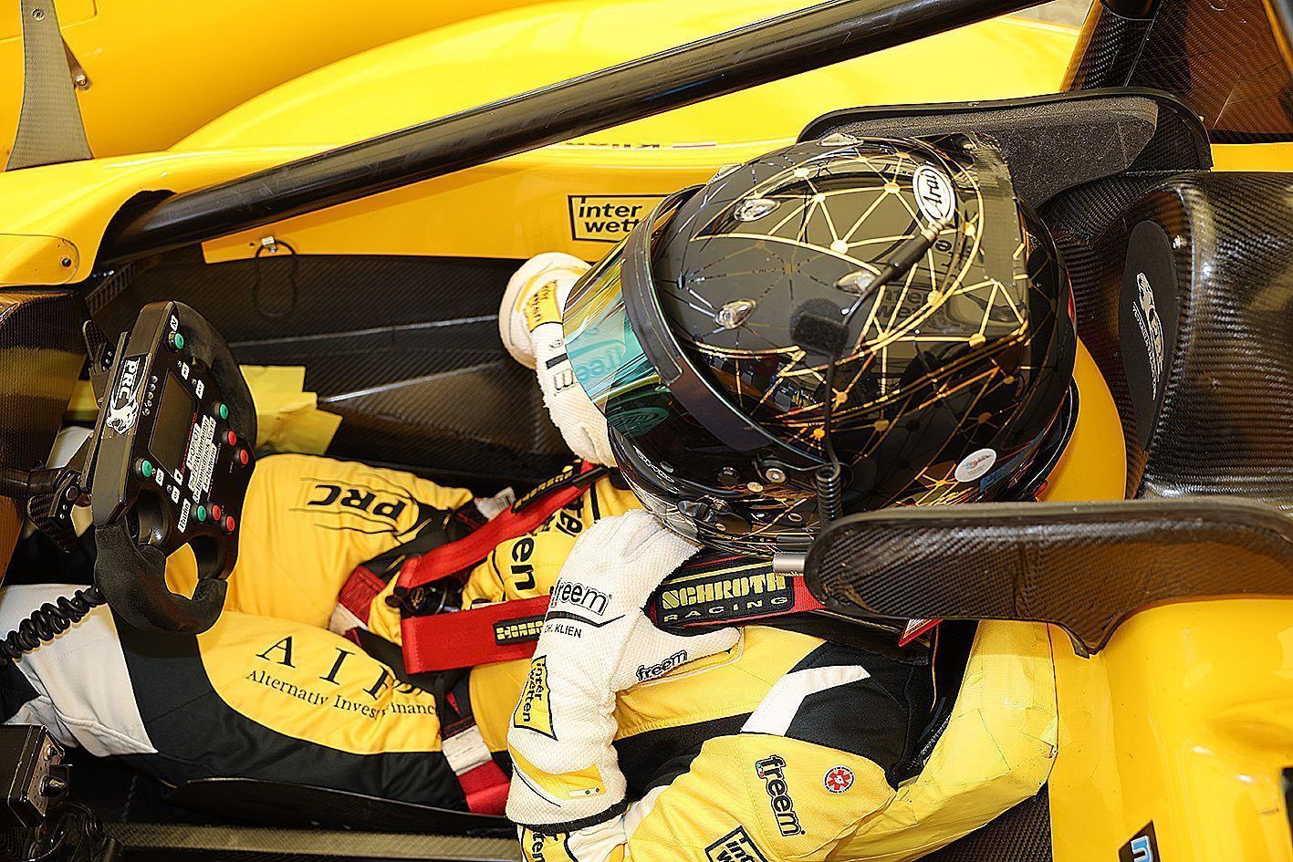 Christian Klien war nicht lange im Cockpit