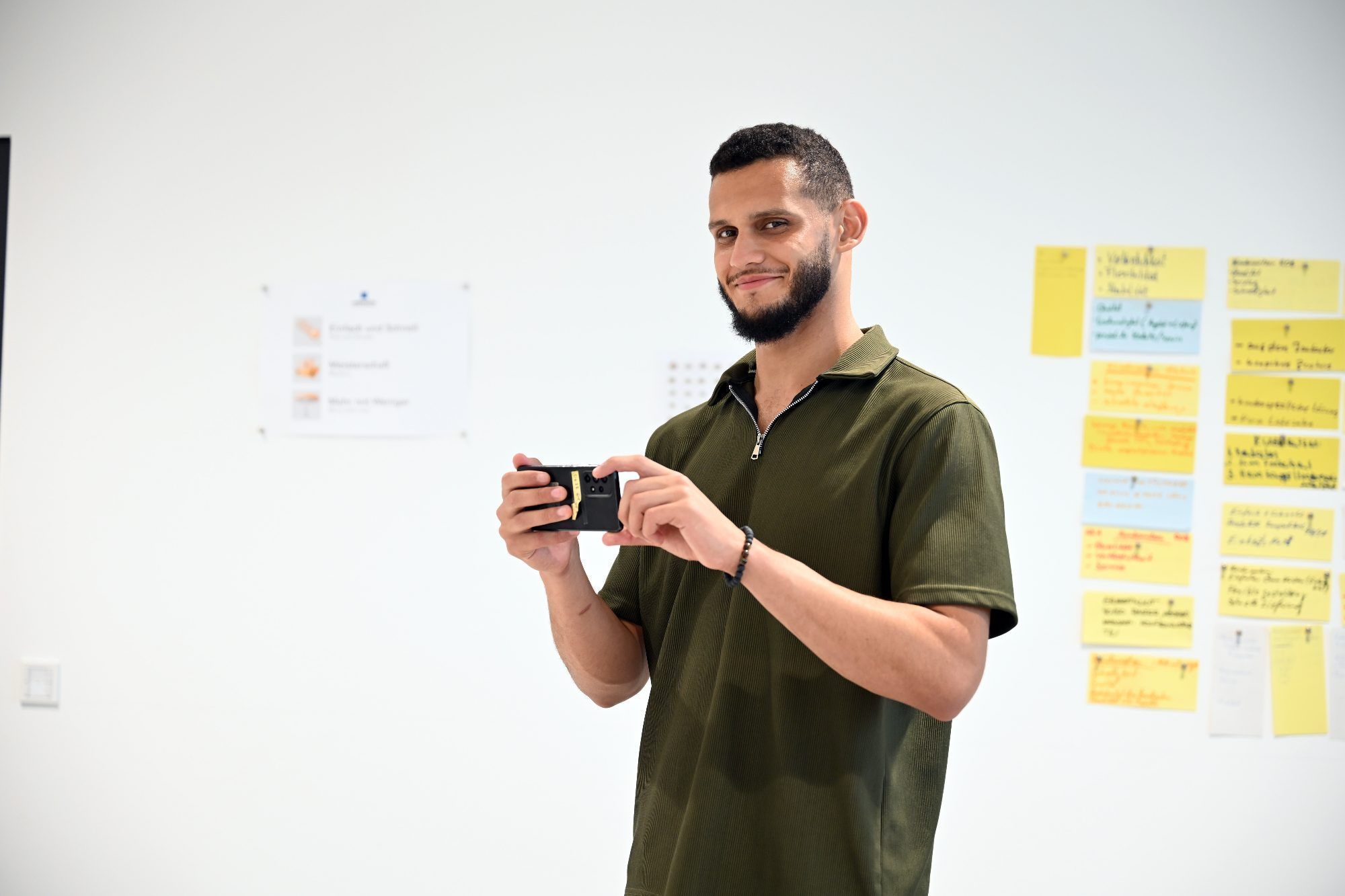 Beim Filmen und Schneiden konnte Hamza seine kreative Seite ausleben.