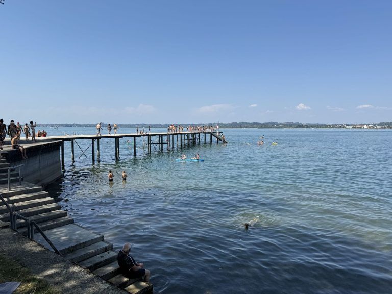 "Wir haben 4,10 Meter See unterm Brett" – Springen erlaubt, Nervenkitzel inklusive