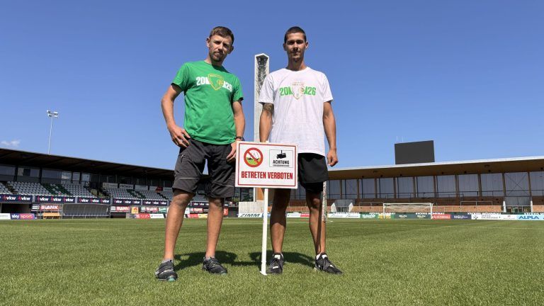 Pavel Osipov, Belmin Hadzic, Austria Lustenau, Platzwart