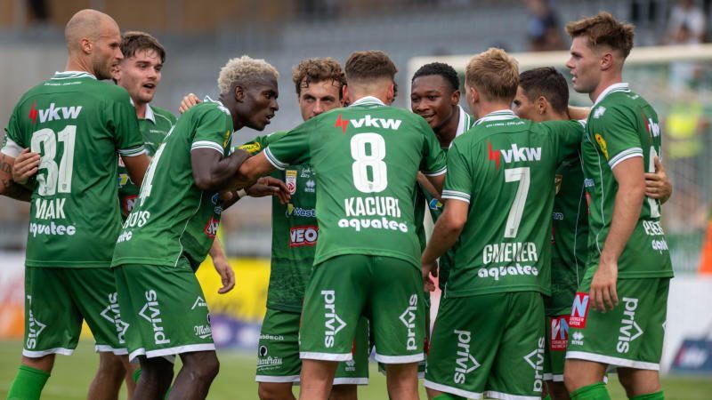 Austria Lustenau spielt in Lafnitz. GEPA