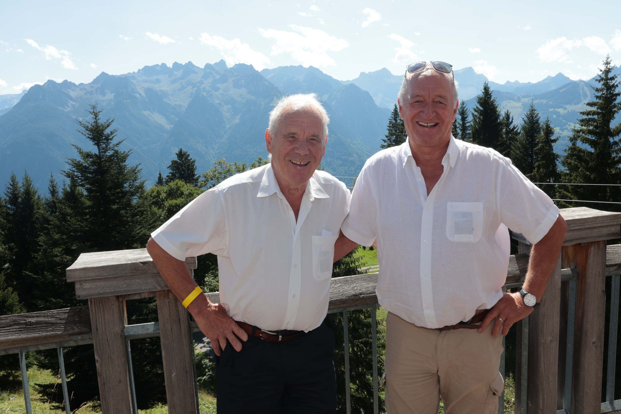 Manfred Stoppel und Reinahrde Lässer.