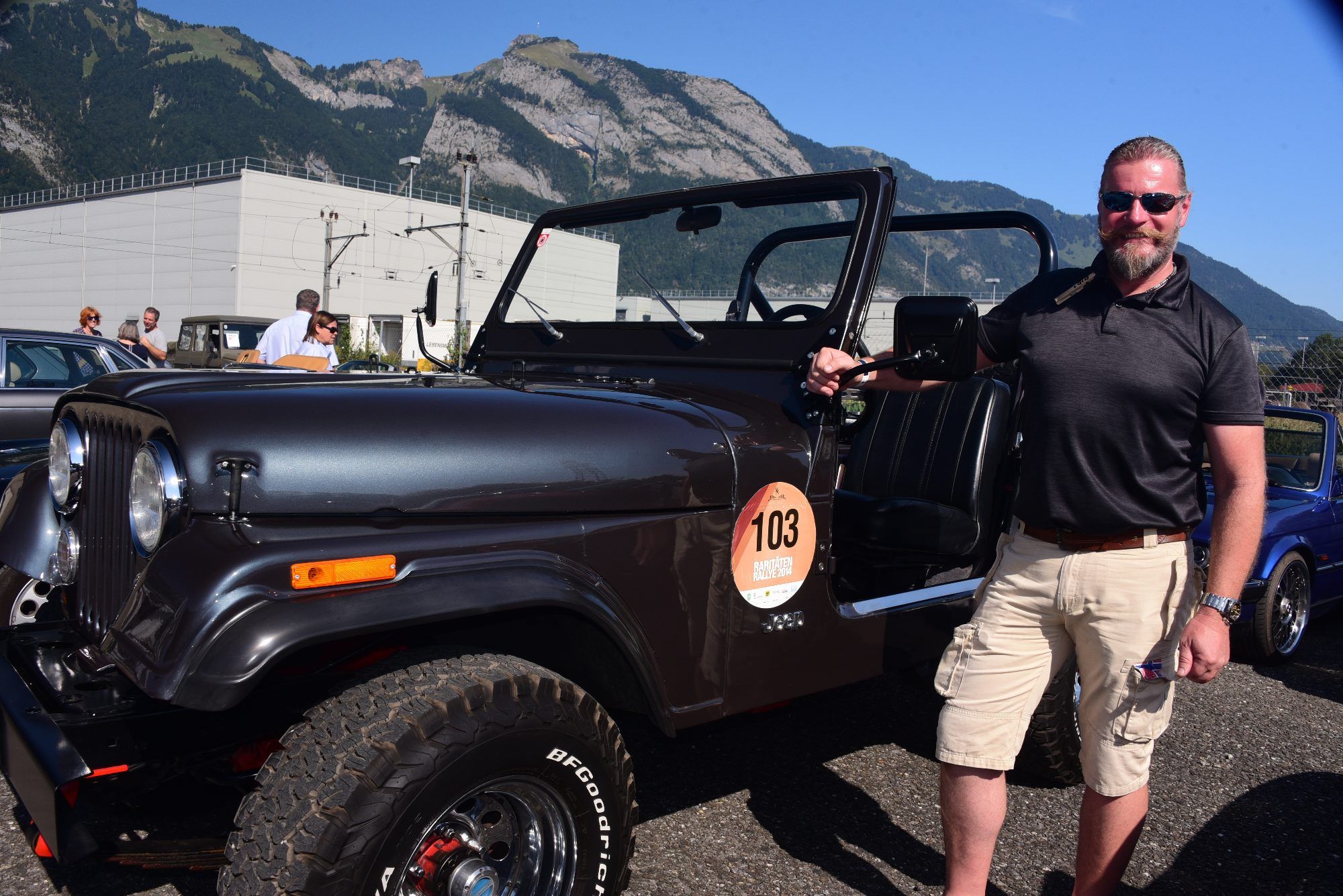 Didi Brandstetter pilotiert seinen Jeep
