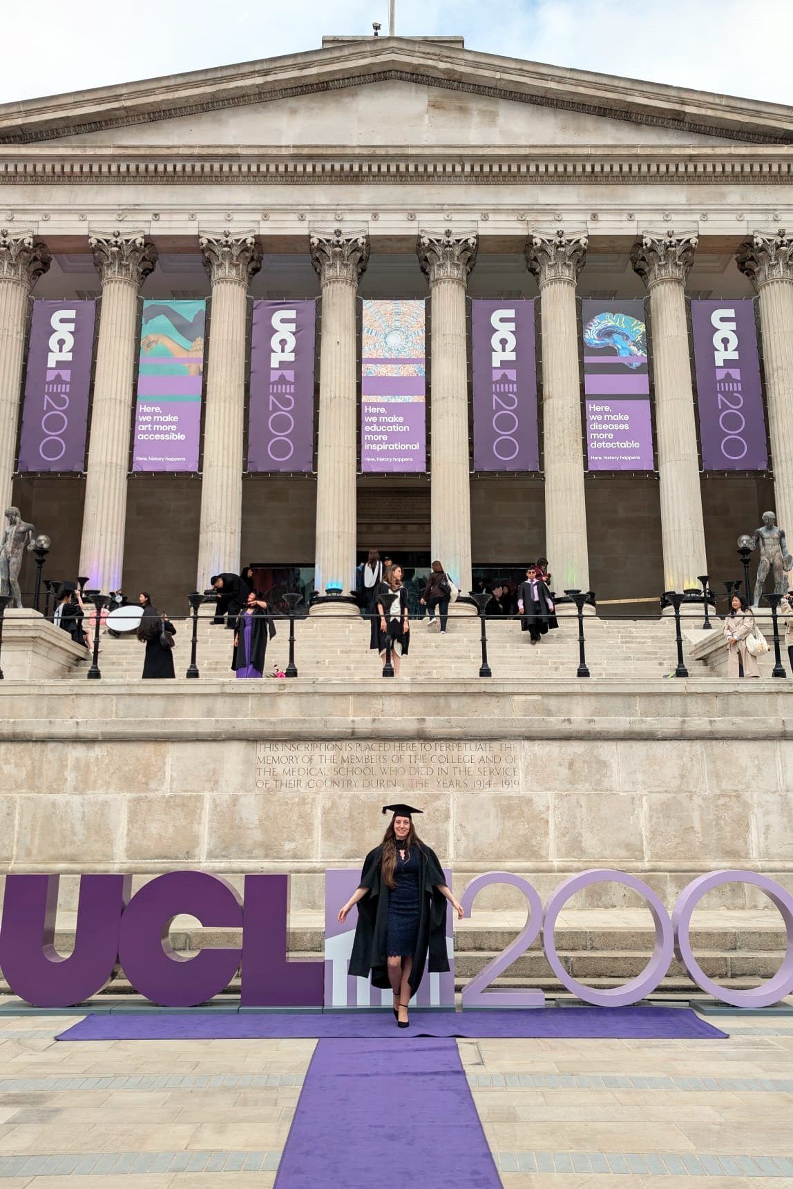 Am University College London schloss Annika Friedrich im vergangenen Jahr einen Masterstudiengang im Bereich Education and International Development ab.
