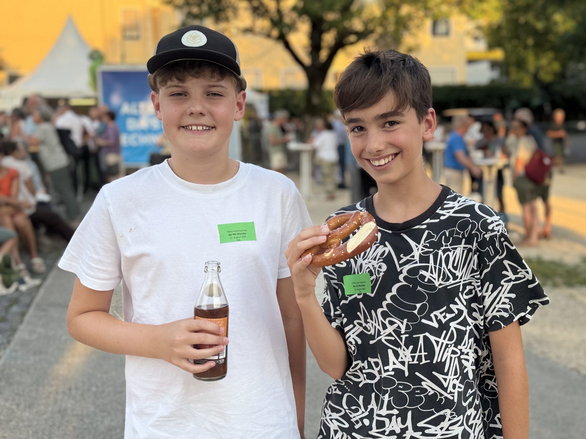Leo Ludescher und Jonas Kilga waren zum ersten Mal dabei.