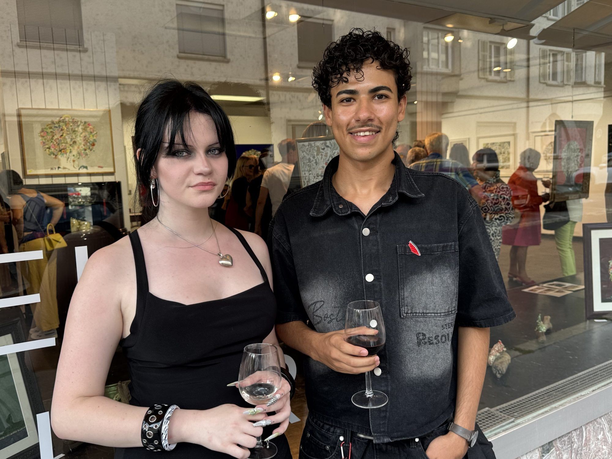 Design und Modebegeistert: Hannah Dall und Textilchemiker Osama Al Farwan.