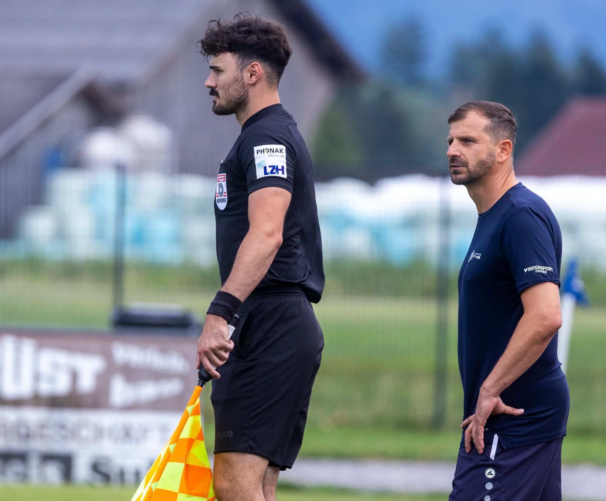 Röthis Trainer Ali Özkan wurde in Schwaz zu Unrecht ausgeschlossen. VN-PAULITSCH
