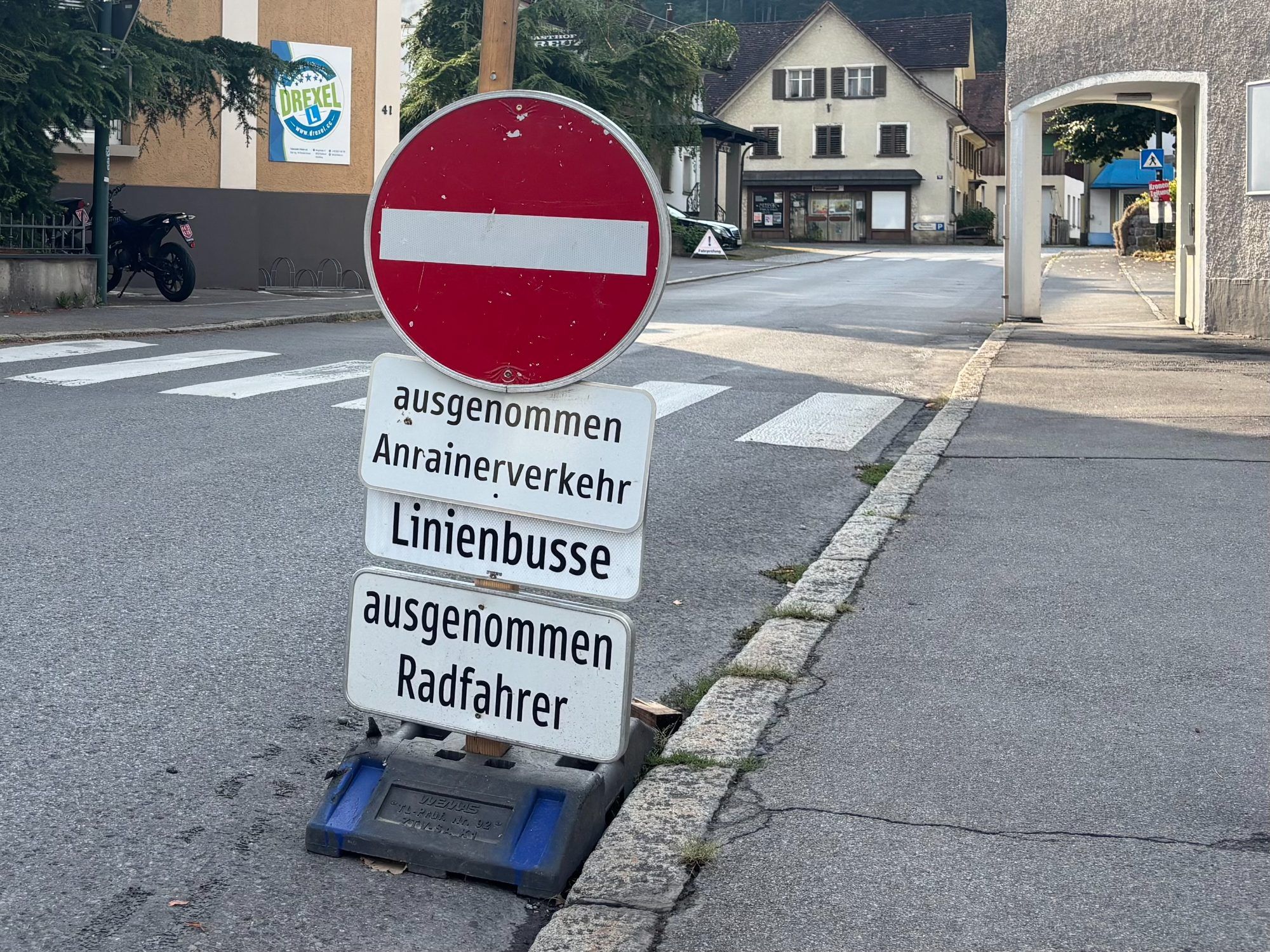 Kreisverkehrsbaustelle in Rankweil: Das sagen die umliegenden Geschäftsinhaber