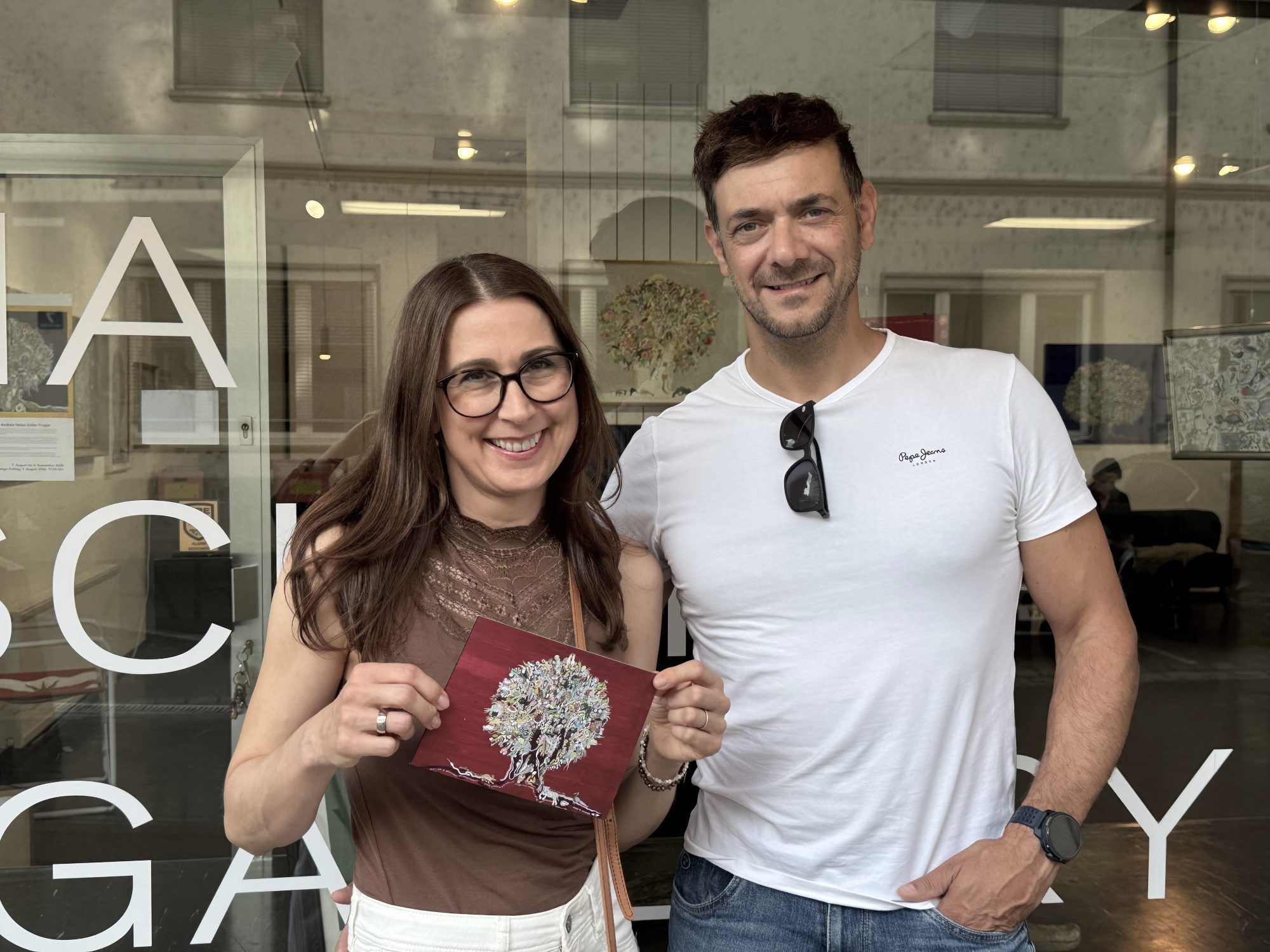 Langjährige Freunde der Künstlerin: Nadja und Bernhard Natter.