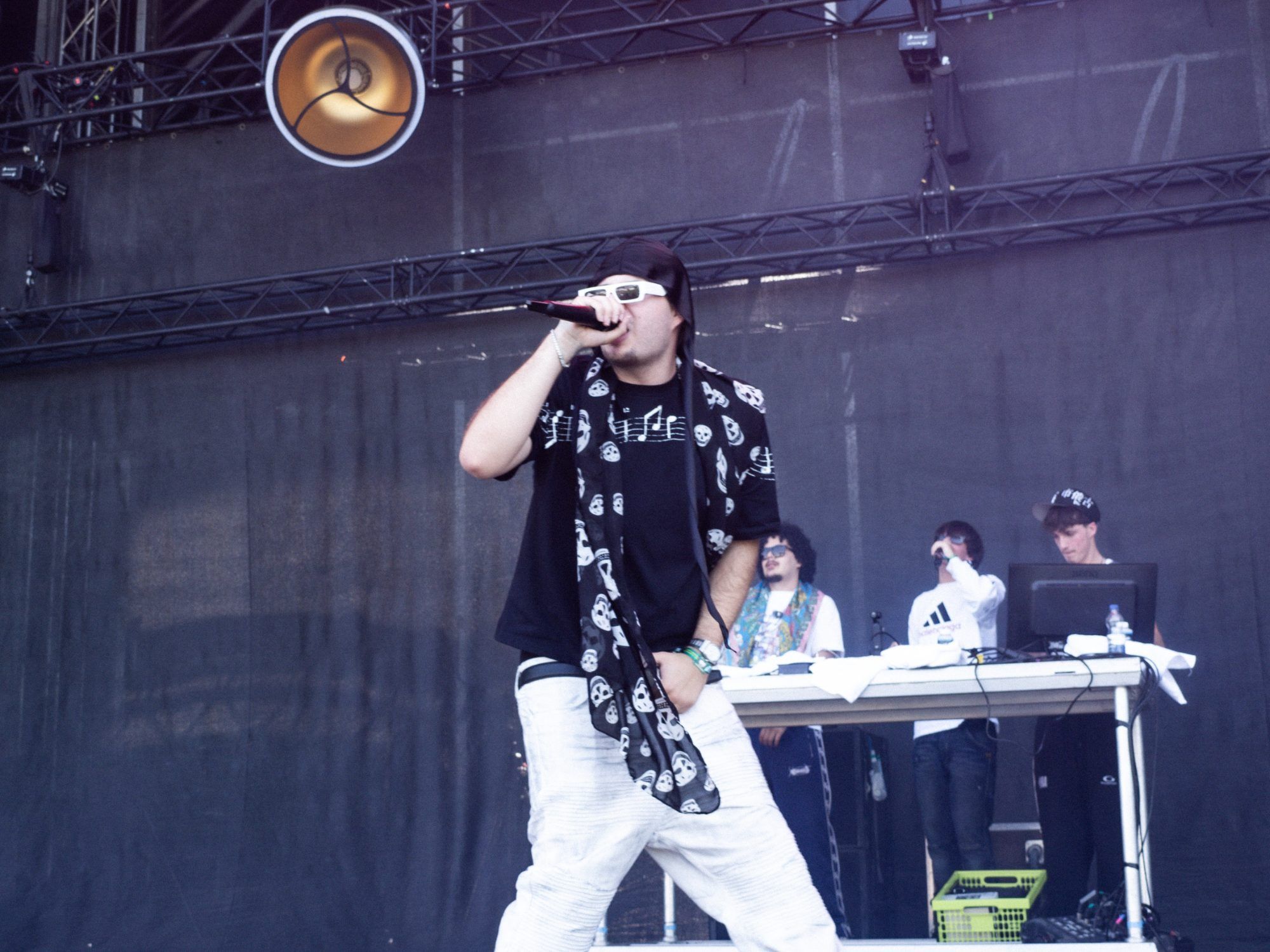 Diesen Sommer trat er erstmals beim Szene Open Air in Lustenau auf. (Quelle: privat)