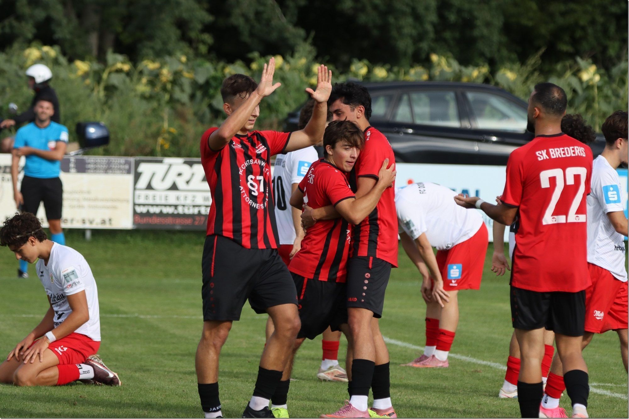Fünf Tore schoss Brederis gegen FC Dornbirn Juniors.