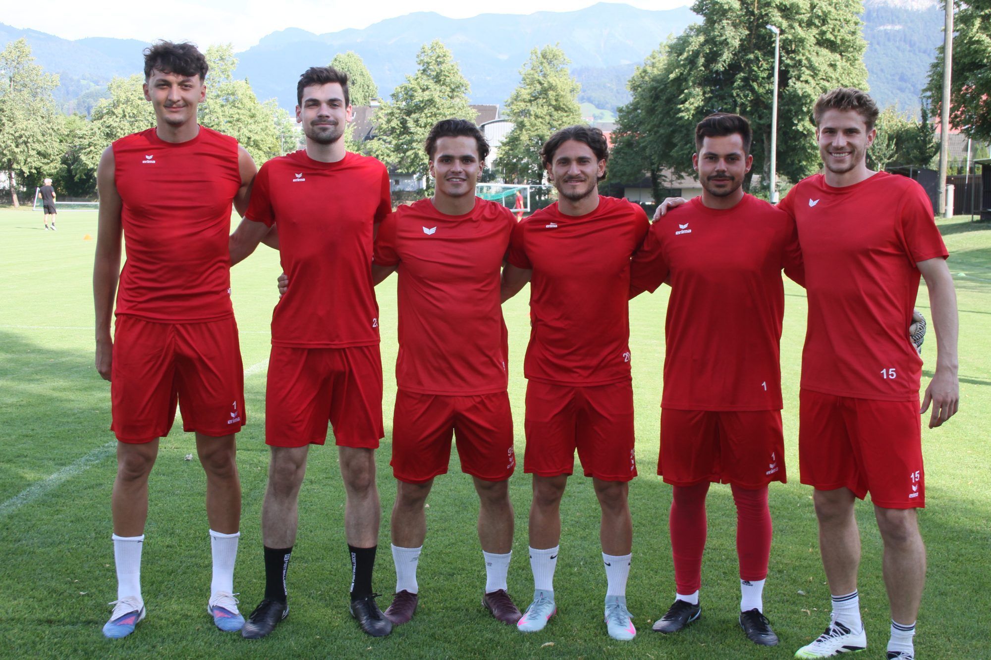 Die Neuen vom FC Dornbirn. VN-TK