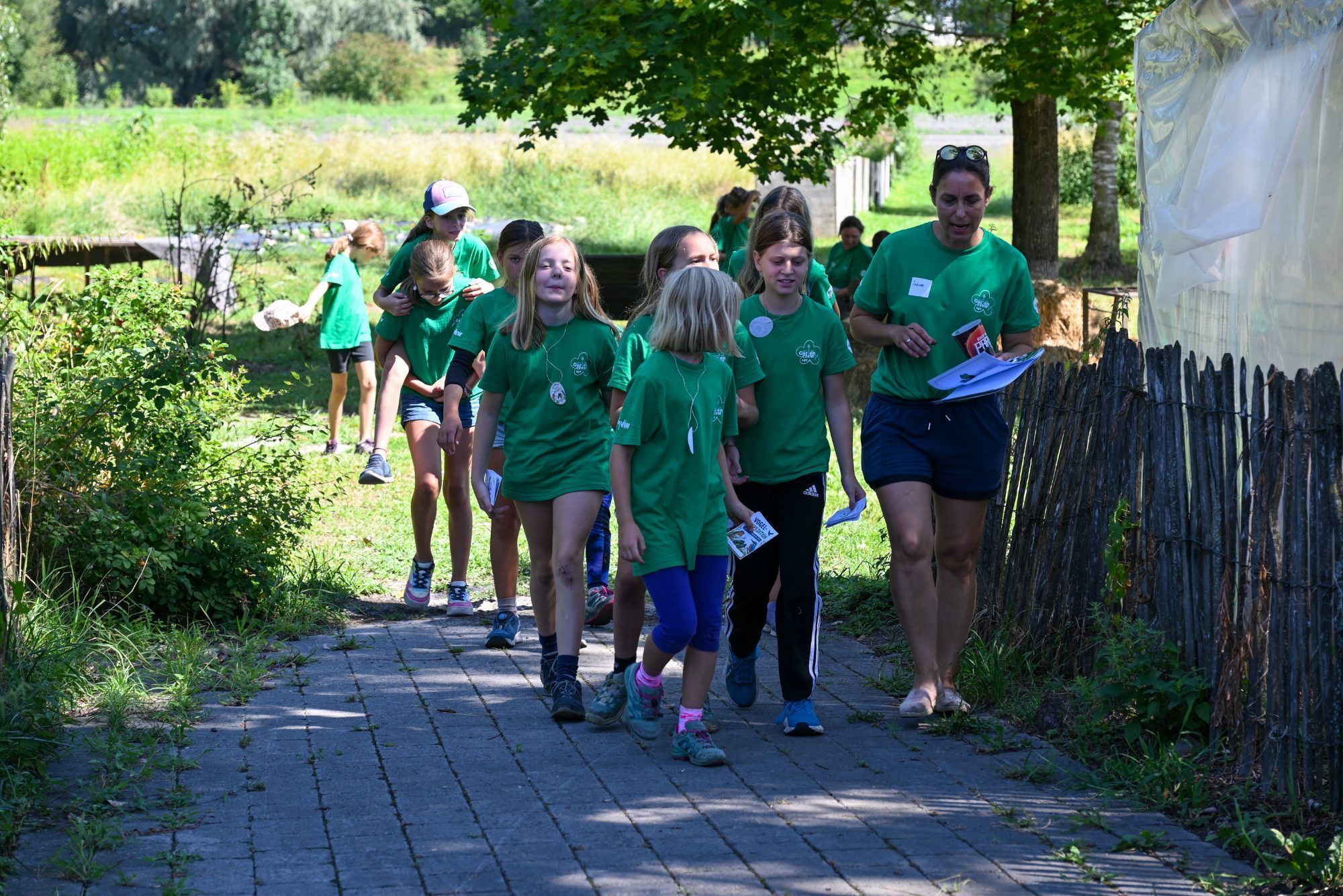 Jede Menge zu erleben, gibt es für die Kinder, die diese Woche das Feriencamp des Landesverband Obst- und Gartenkultur Vorarlberg besuchen.