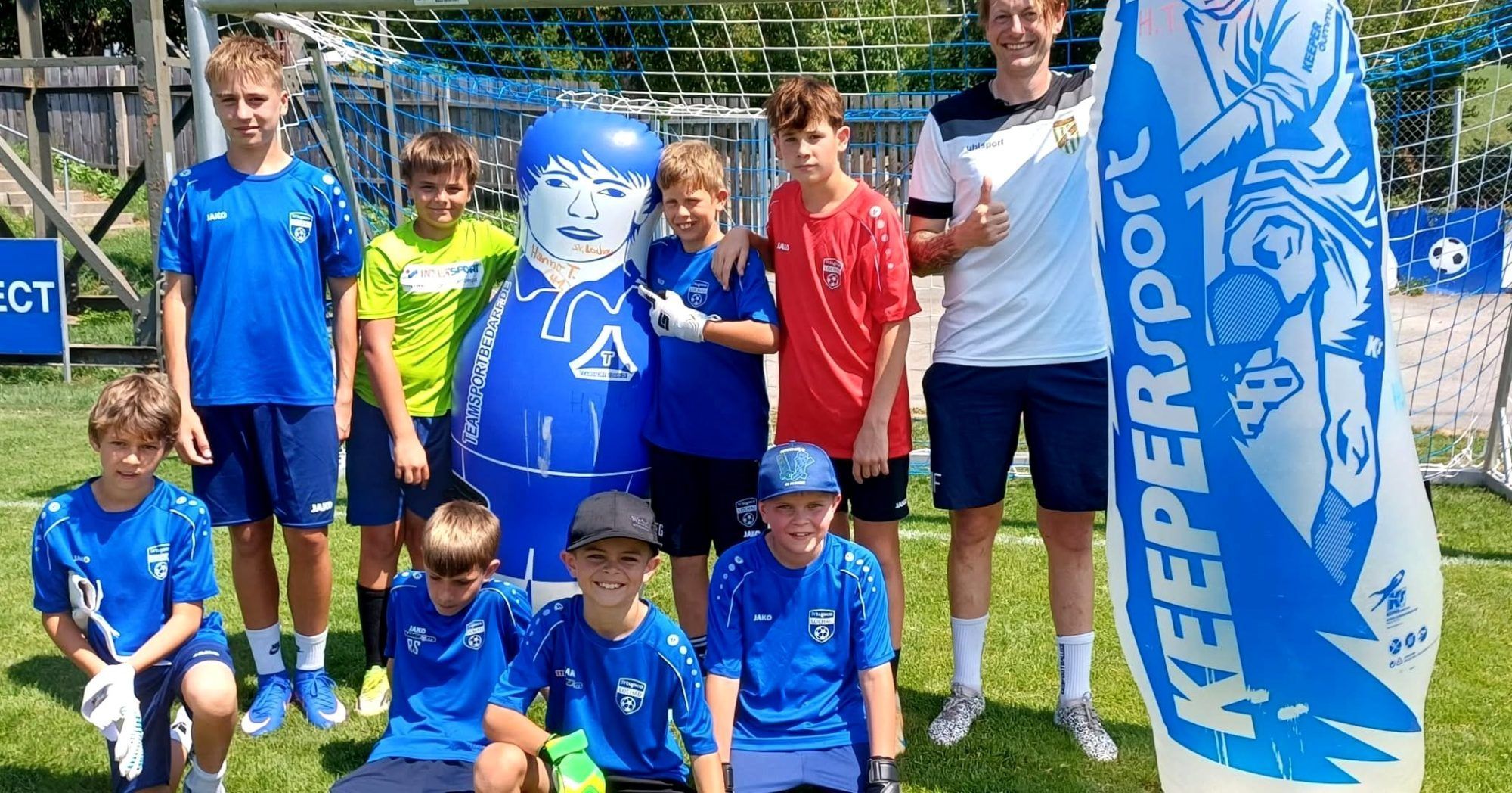 Das professionelle Torwarttraining mit Mario Fink war ein besonderes Highlight.