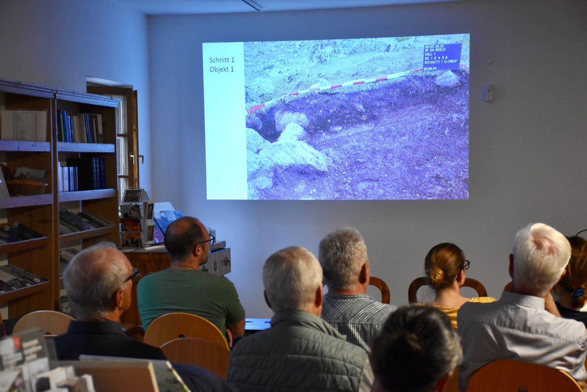 Vortrag des Archäologen Martin Gamon im Montafoner Heimatmuseum in Schruns.