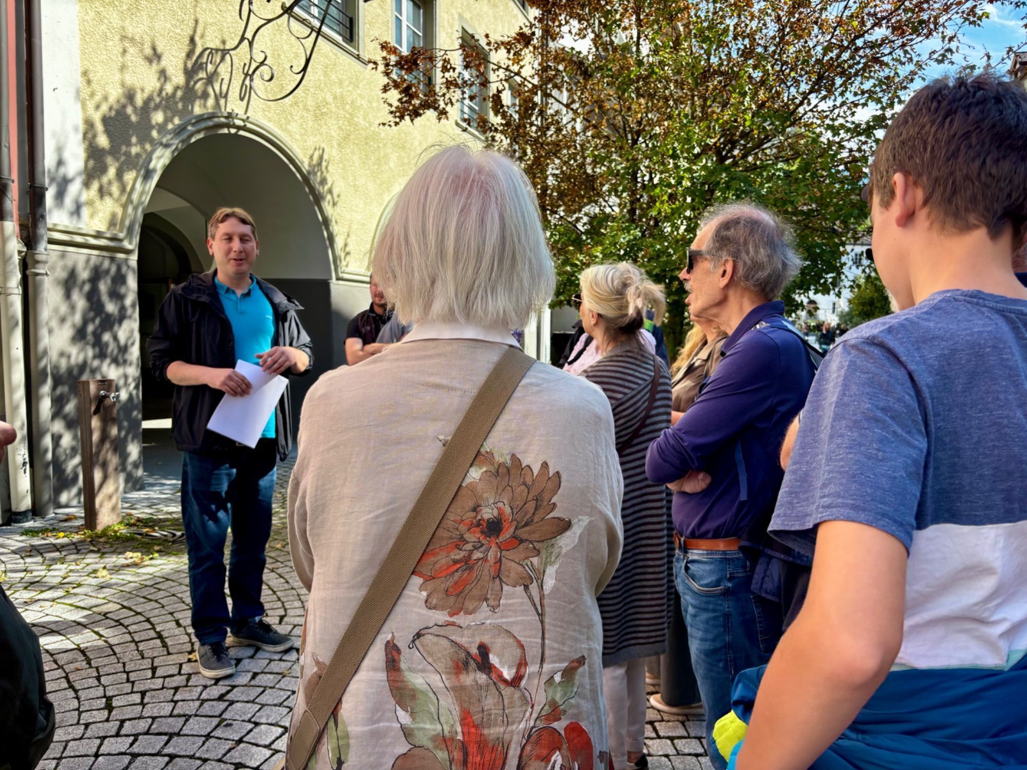 Rainer Graf-Bösch stellte Maßnahmen in der Innenstadt vor.