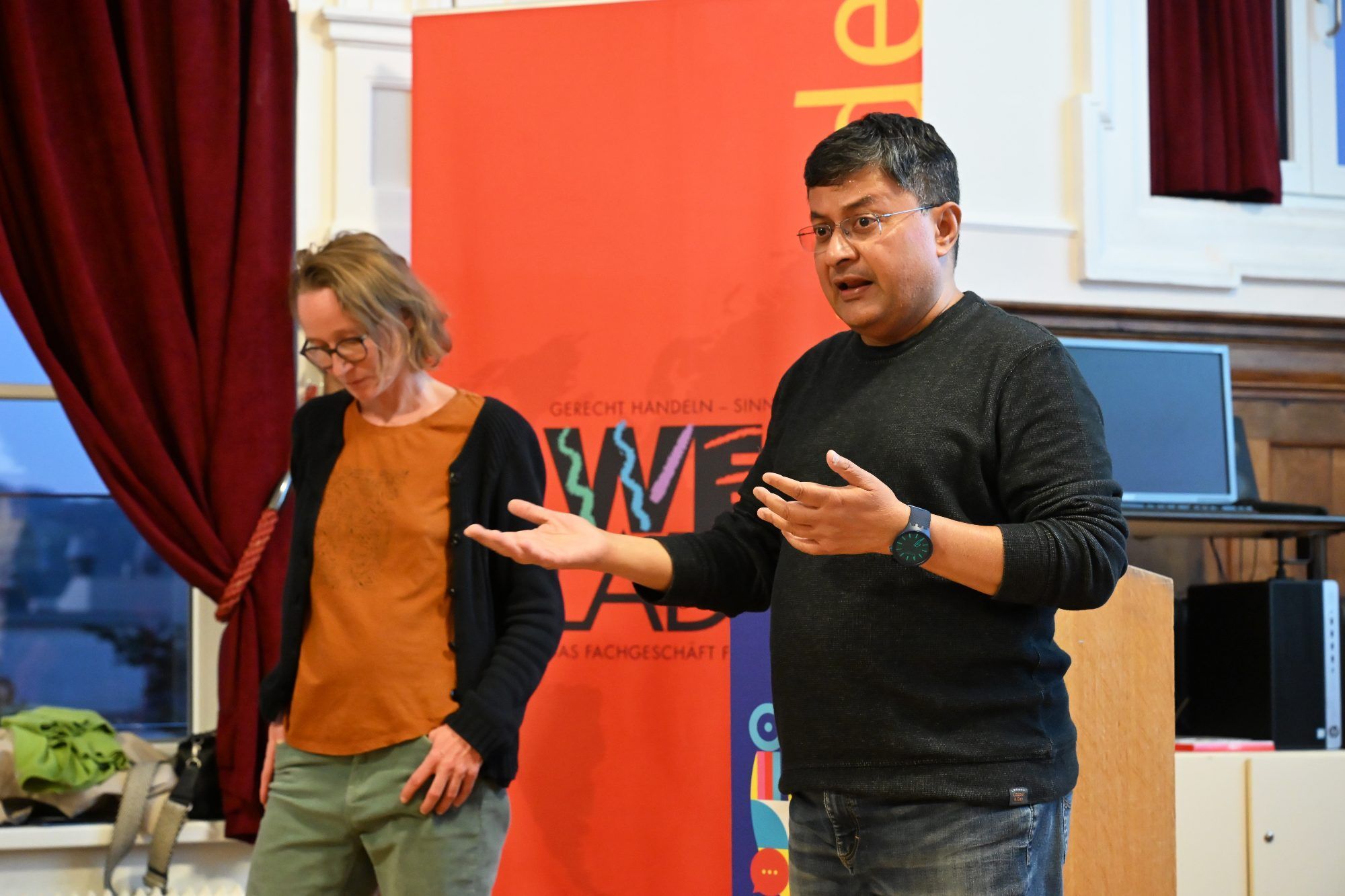 Indro Dasgupta sprach auch über Herausforderungen wie Klimawandel, steigende Material- und Frachtkosten und Greenwashing.