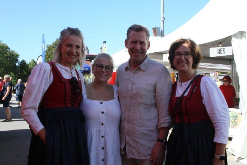 Isolde Gögele, Antonia Strieder, Bernhard Heinzle und Susanne Entner hatten viel Spaß.
