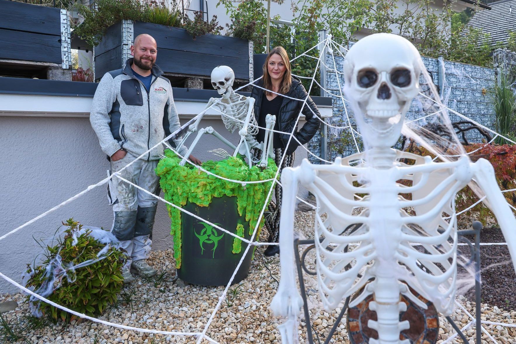 Schon einen Monat früher im Halloweenfieber: Diese Hohenemser Gärten sorgen für Aufsehen