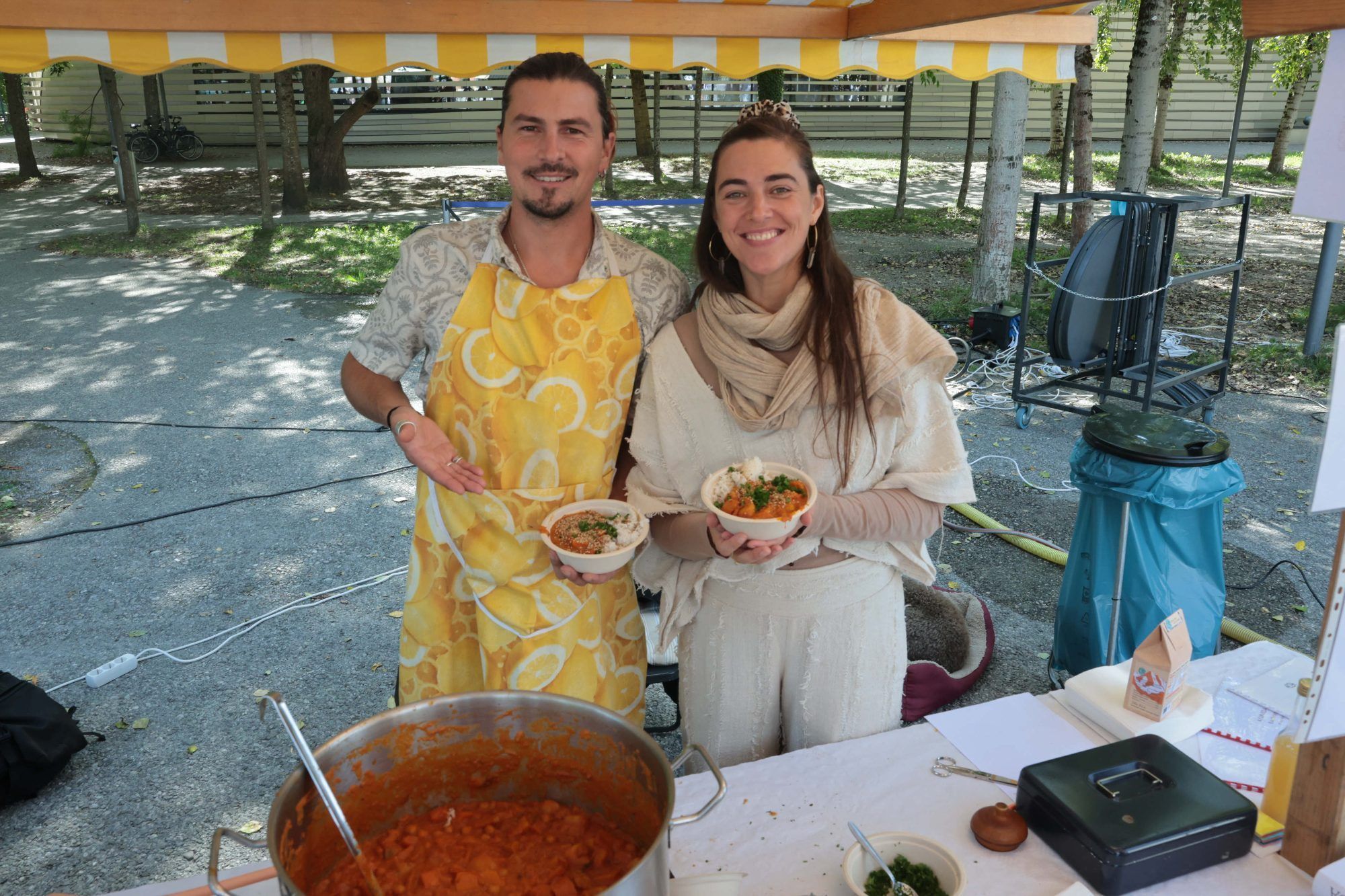 Rene Wolf und Sarah Hämmerle von