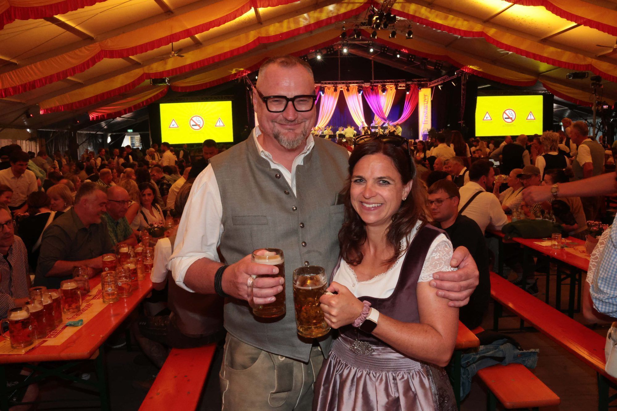 Manfred Summer und Christiane Müller.