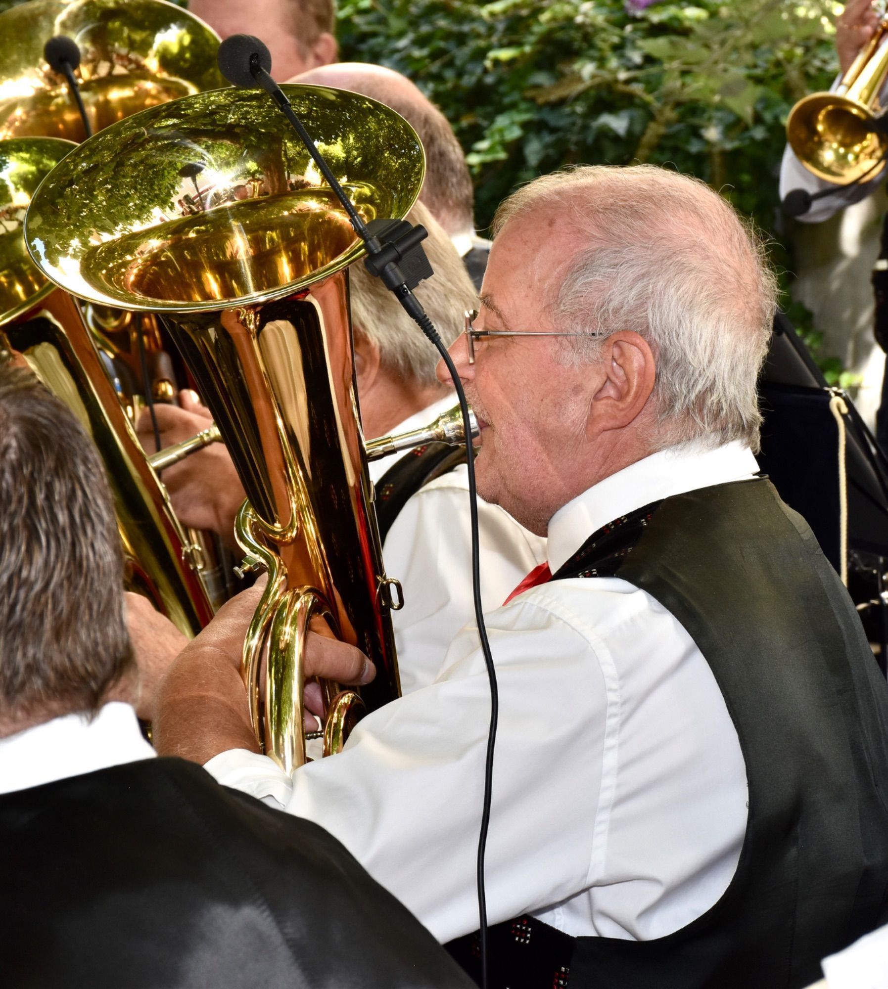Städtle-Frühschoppen der Stadtmusik Bludenz im Bayrischen Garten.