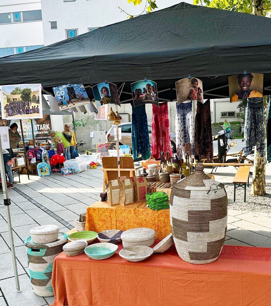 Auch Produkte aus dem Senegal werden angeboten.
