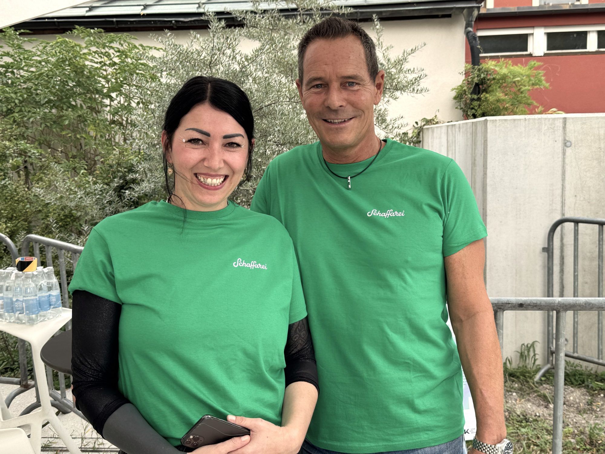 Jochen und Jenny begrüßten die Besucher.