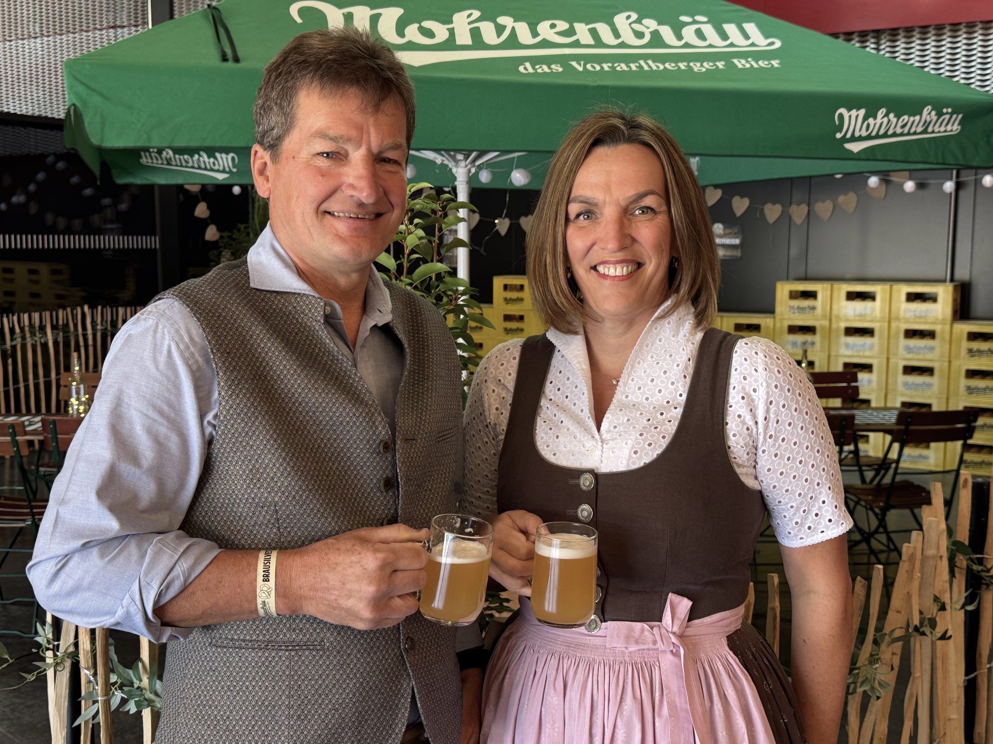 Heinz Huber und Karoline Mätzler.