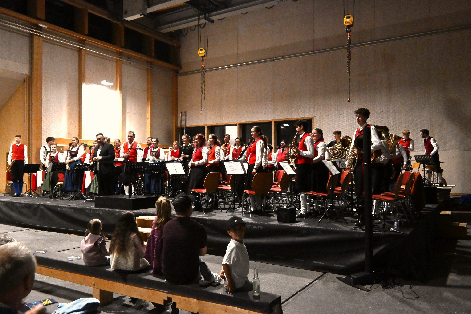 Bezirksorchester Bregenzerwald beim heurigen Konzert
