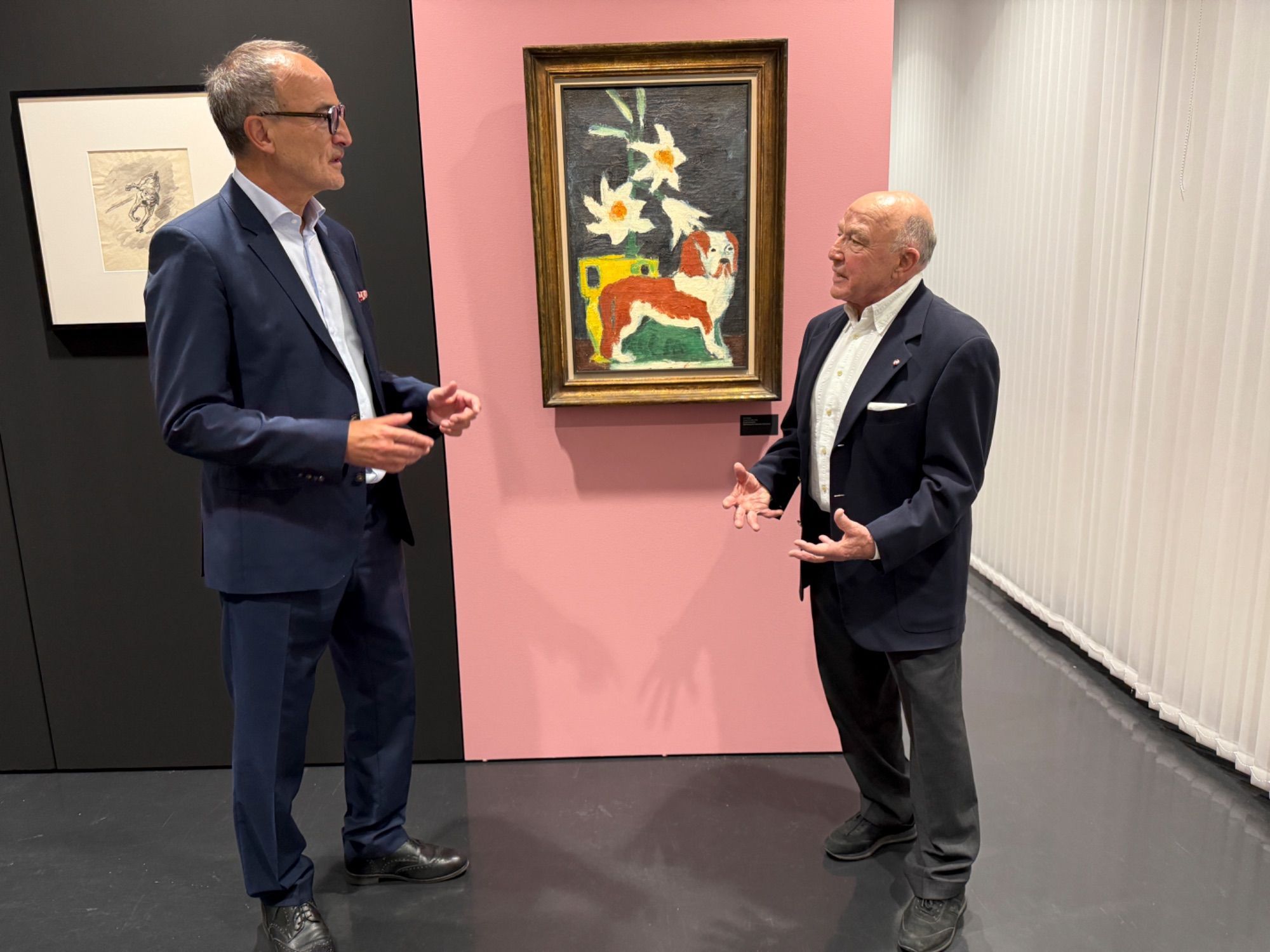 Kurator Tobias G. Natter und Kunstsammler Hans Bäumler im Gespräch über die Kunst