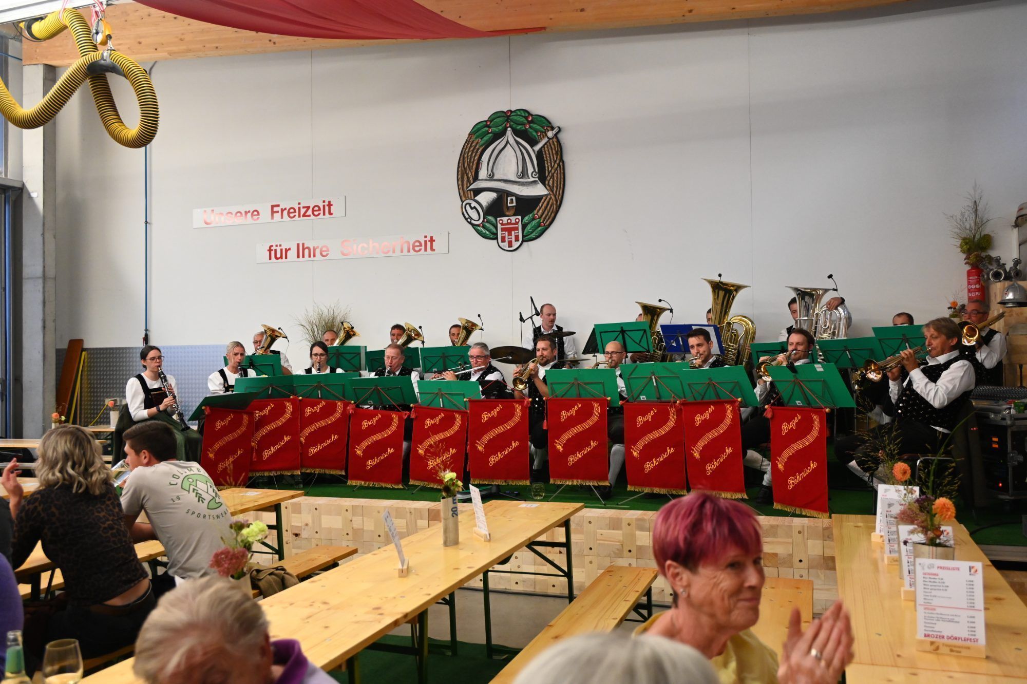 Tolle Stimmung beim Brozer Dörflefest.