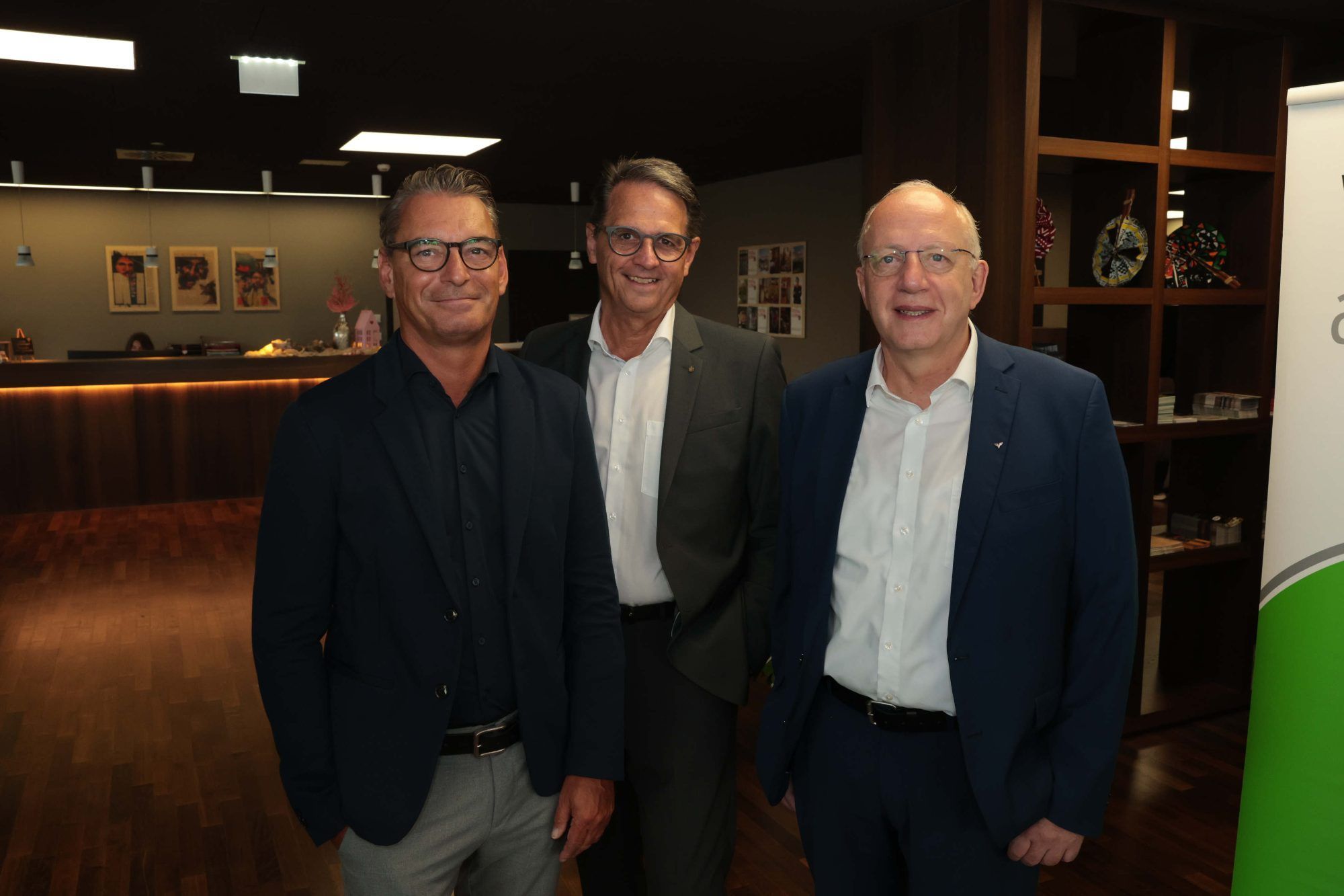 Franz Altstädter (Hypo), Günter Gorschek (Sparkasse) und Wolfgang Friedl (Volksbank).